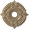 Ekena Millwork Attica PVC Medallion (Canopies up to 5 5/8"), 16"OD x 3 1/2"ID x 1"P, Metallic Champagne Mist CMP16ATECE - alternate 1